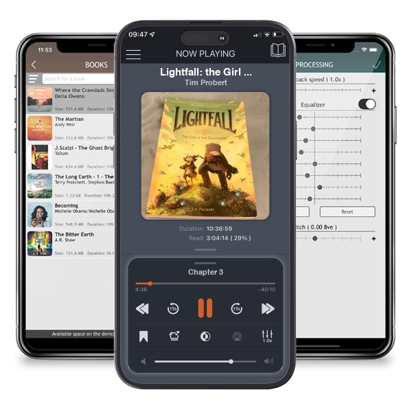 Download fo free audiobook Lightfall: the Girl and the Galdurian by Tim Probert and listen anywhere on your iOS devices in the ListenBook app.