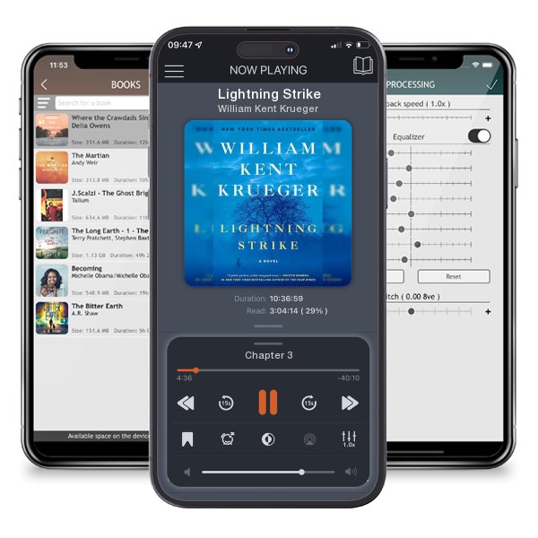 Download fo free audiobook Lightning Strike by William Kent Krueger and listen anywhere on your iOS devices in the ListenBook app.