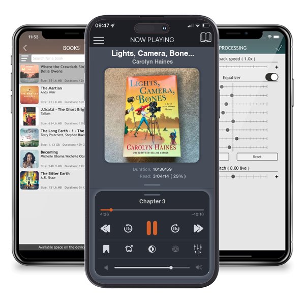 Download fo free audiobook Lights, Camera, Bones by Carolyn Haines and listen anywhere on your iOS devices in the ListenBook app.