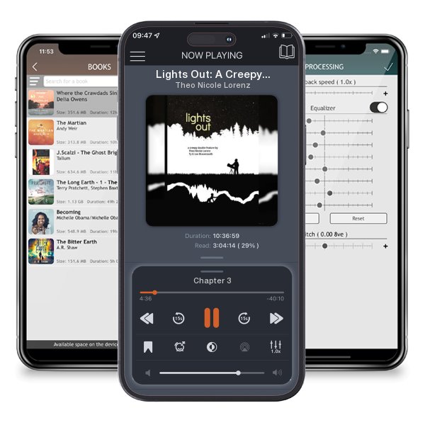 Download fo free audiobook Lights Out: A Creepy Double Feature by Theo Nicole Lorenz and listen anywhere on your iOS devices in the ListenBook app.