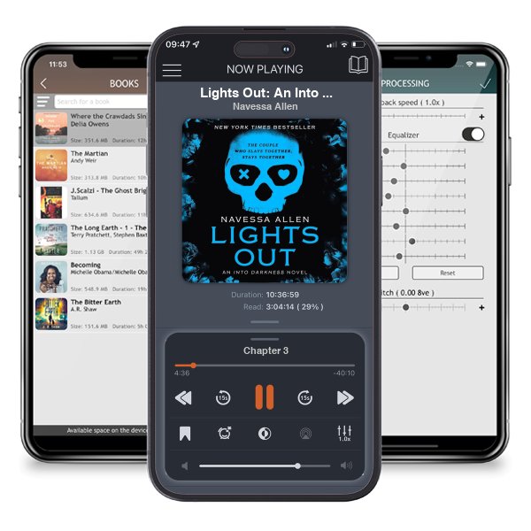 Download fo free audiobook Lights Out: An Into Darkness Novel, Book 1 by Navessa Allen and listen anywhere on your iOS devices in the ListenBook app.