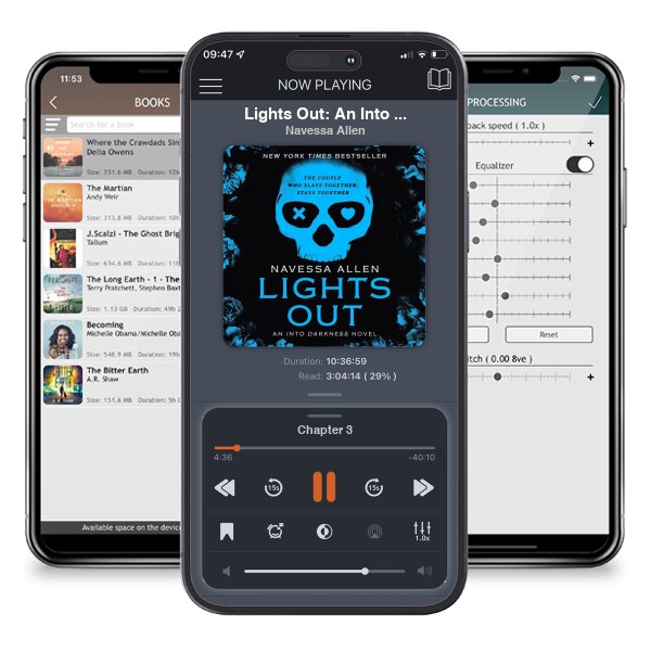 Download fo free audiobook Lights Out: An Into Darkness Novel by Navessa Allen and listen anywhere on your iOS devices in the ListenBook app.