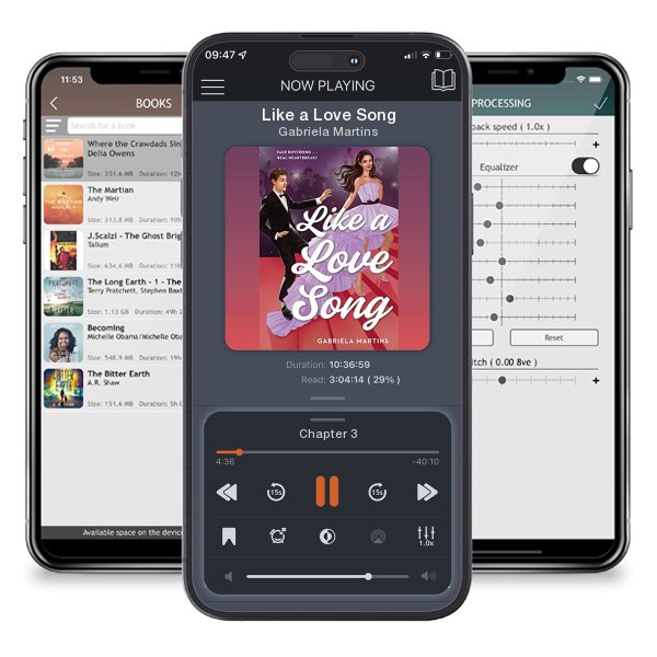 Download fo free audiobook Like a Love Song by Gabriela Martins and listen anywhere on your iOS devices in the ListenBook app.