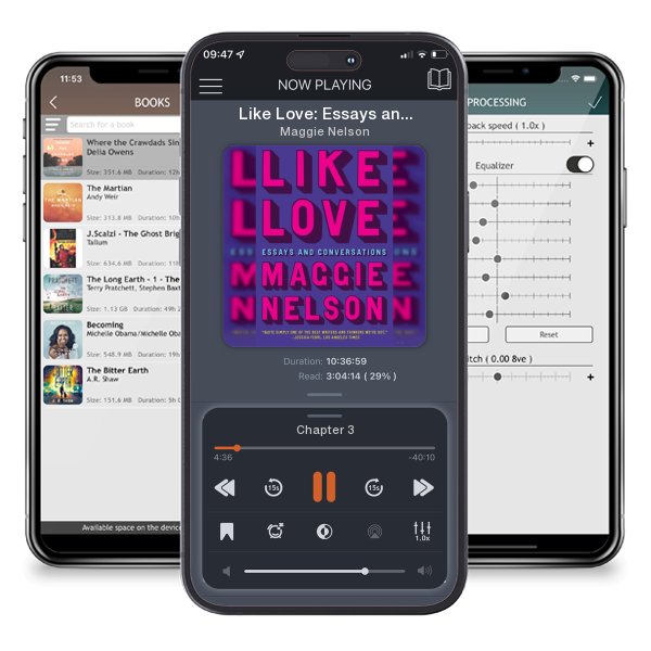 Download fo free audiobook Like Love: Essays and Conversations by Maggie Nelson and listen anywhere on your iOS devices in the ListenBook app.
