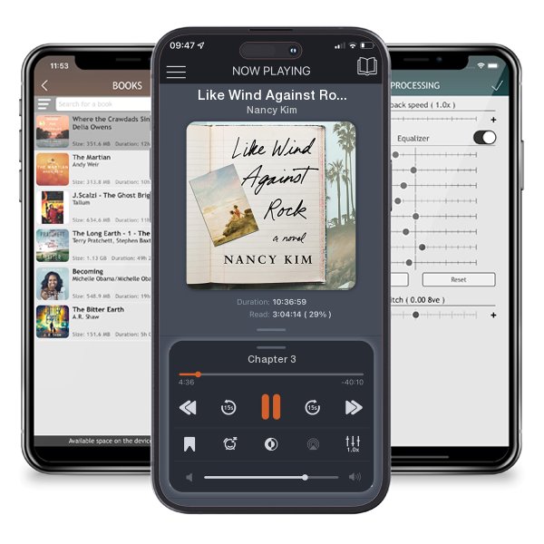 Download fo free audiobook Like Wind Against Rock by Nancy Kim and listen anywhere on your iOS devices in the ListenBook app.
