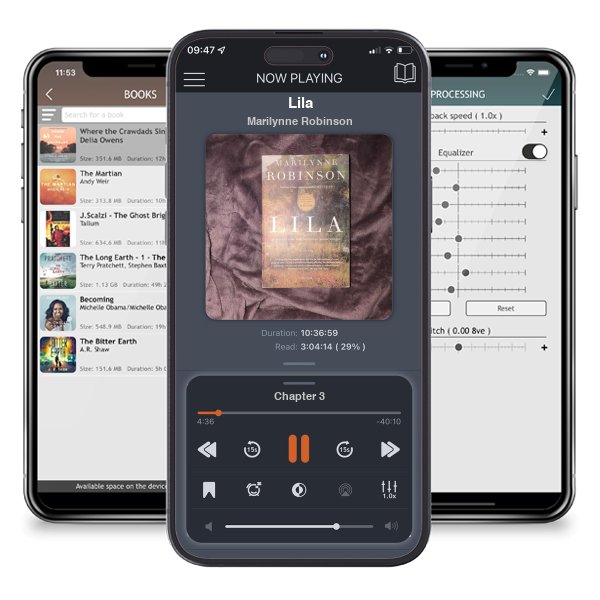 Download fo free audiobook Lila by Marilynne Robinson and listen anywhere on your iOS devices in the ListenBook app.