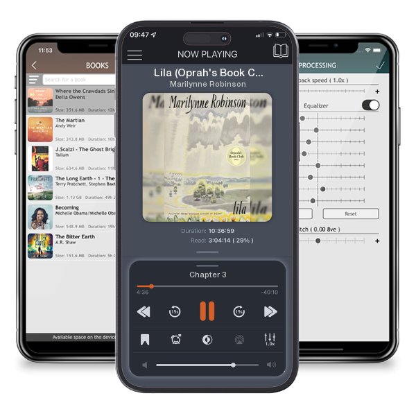 Download fo free audiobook Lila (Oprah's Book Club) by Marilynne Robinson and listen anywhere on your iOS devices in the ListenBook app.