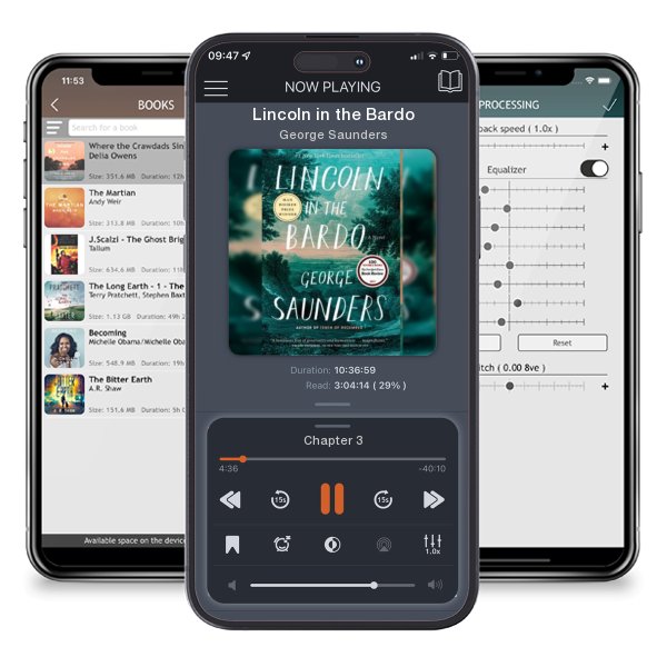 Download fo free audiobook Lincoln in the Bardo by George Saunders and listen anywhere on your iOS devices in the ListenBook app.