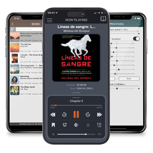 Descargar audiolibro gratis Líneas de sangre: La historia verdadera sobre el cartel, el FBI y la batalla por una dinastía de carreras de caballos by Melissa del Bosque y escuchar en cualquier lugar en sus dispositivos iOS en la aplicación ListenBook.