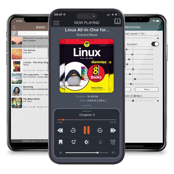 Download fo free audiobook Linux All-In-One for Dummies by Richard Blum and listen anywhere on your iOS devices in the ListenBook app.
