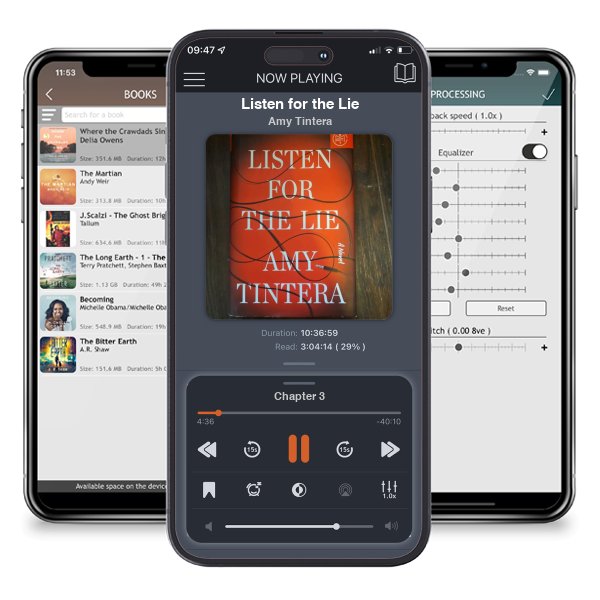 Download fo free audiobook Listen for the Lie by Amy Tintera and listen anywhere on your iOS devices in the ListenBook app.