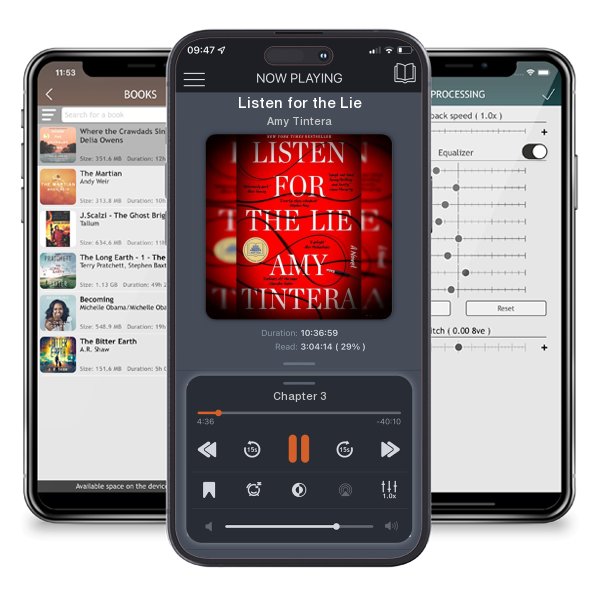 Download fo free audiobook Listen for the Lie by Amy Tintera and listen anywhere on your iOS devices in the ListenBook app.