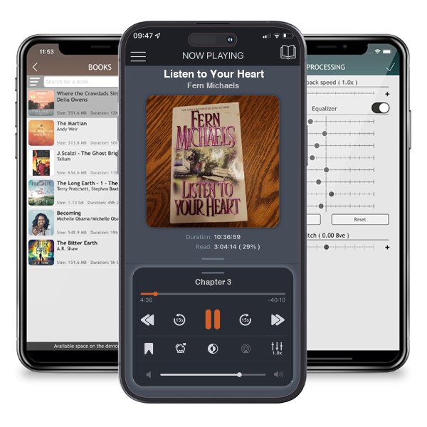 Download fo free audiobook Listen to Your Heart by Fern Michaels and listen anywhere on your iOS devices in the ListenBook app.