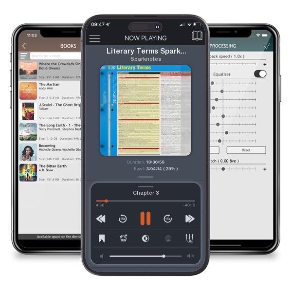 Download fo free audiobook Literary Terms Sparkcharts: Volume 35 (Other) by Sparknotes and listen anywhere on your iOS devices in the ListenBook app.