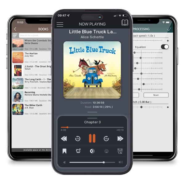 Download fo free audiobook Little Blue Truck Lap Board Book (Board book) by Alice Schertle and listen anywhere on your iOS devices in the ListenBook app.
