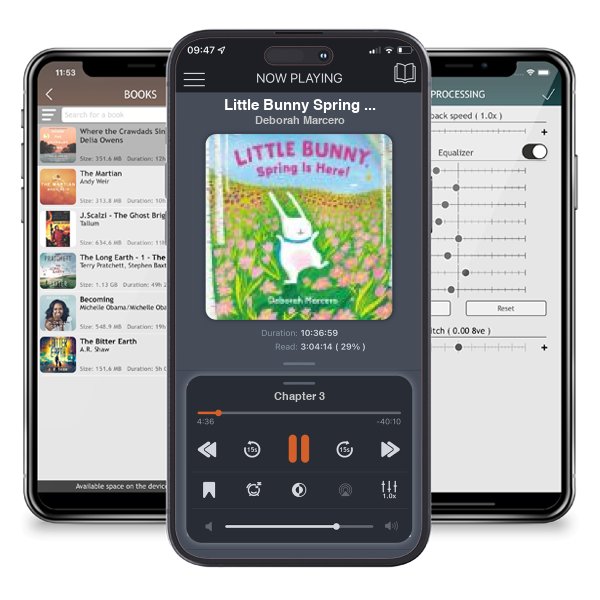 Download fo free audiobook Little Bunny Spring Is Here by Deborah Marcero and listen anywhere on your iOS devices in the ListenBook app.