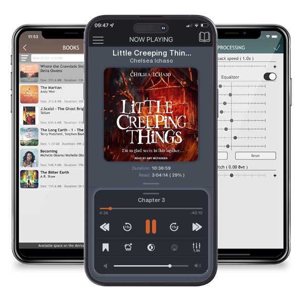 Download fo free audiobook Little Creeping Things by Chelsea Ichaso and listen anywhere on your iOS devices in the ListenBook app.