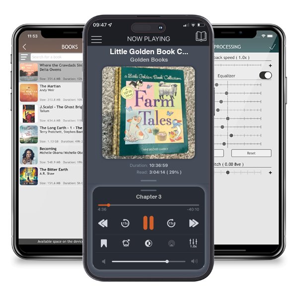 Download fo free audiobook Little Golden Book Collection: Farm Tales by Golden Books and listen anywhere on your iOS devices in the ListenBook app.