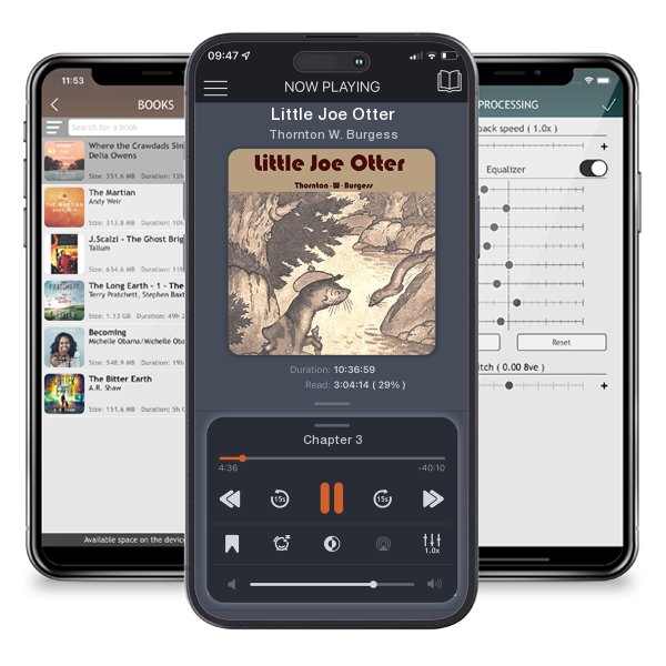 Download fo free audiobook Little Joe Otter by Thornton W. Burgess and listen anywhere on your iOS devices in the ListenBook app.