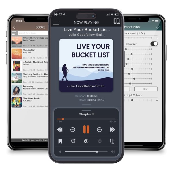 Download fo free audiobook Live Your Bucket List by Julia Goodfellow-Smith and listen anywhere on your iOS devices in the ListenBook app.