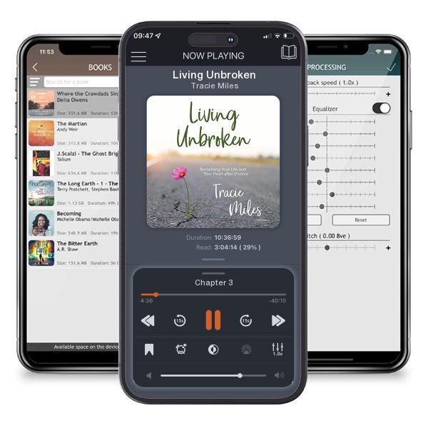 Download fo free audiobook Living Unbroken by Tracie Miles and listen anywhere on your iOS devices in the ListenBook app.