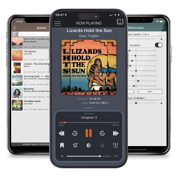 Download fo free audiobook Lizards Hold the Sun by Dani Trujillo and listen anywhere on your iOS devices in the ListenBook app.