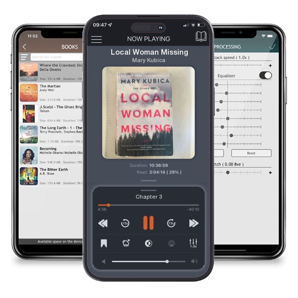 Download fo free audiobook Local Woman Missing by Mary Kubica and listen anywhere on your iOS devices in the ListenBook app.