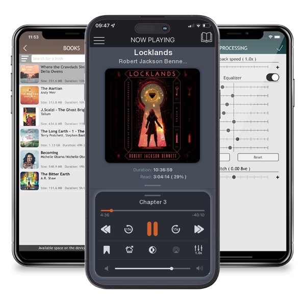 Download fo free audiobook Locklands by Robert Jackson Bennett and listen anywhere on your iOS devices in the ListenBook app.