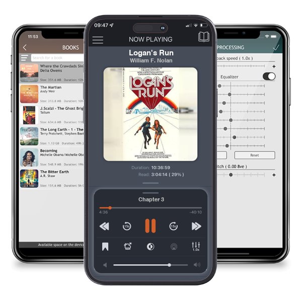 Download fo free audiobook Logan\'s Run by William F. Nolan and listen anywhere on your iOS devices in the ListenBook app.