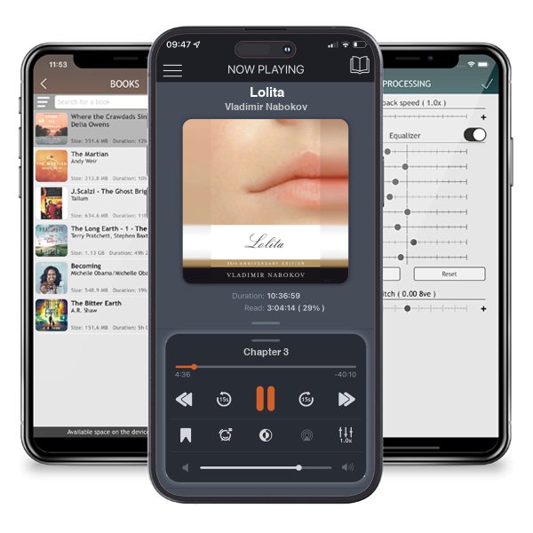 Download fo free audiobook Lolita by Vladimir Nabokov and listen anywhere on your iOS devices in the ListenBook app.