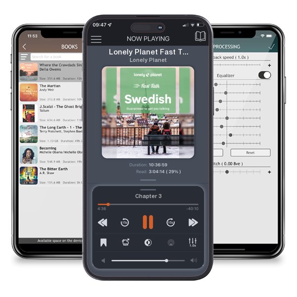 Download fo free audiobook Lonely Planet Fast Talk Swedish (Phrasebook) by Lonely Planet and listen anywhere on your iOS devices in the ListenBook app.