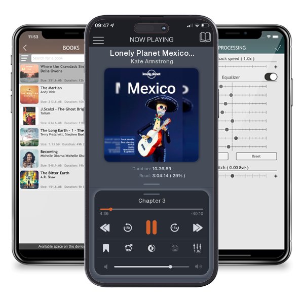 Download fo free audiobook Lonely Planet Mexico 17 (Travel Guide) by Kate Armstrong and listen anywhere on your iOS devices in the ListenBook app.