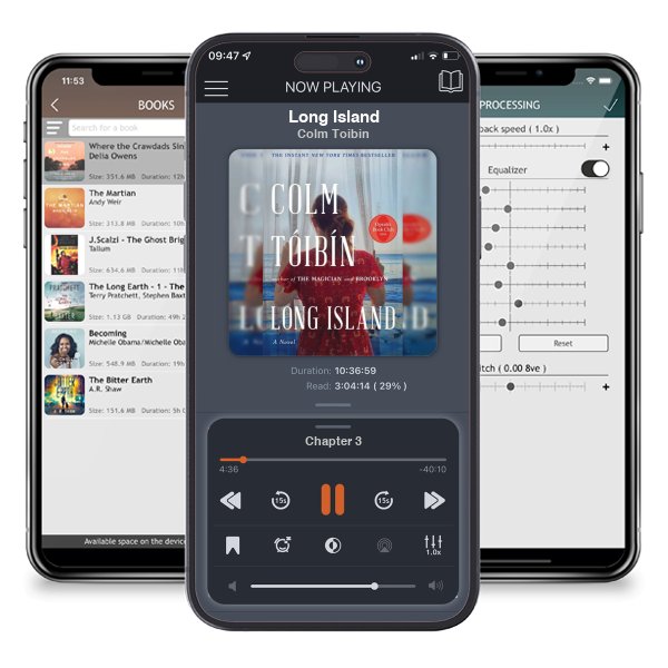 Download fo free audiobook Long Island by Colm Toibin and listen anywhere on your iOS devices in the ListenBook app.