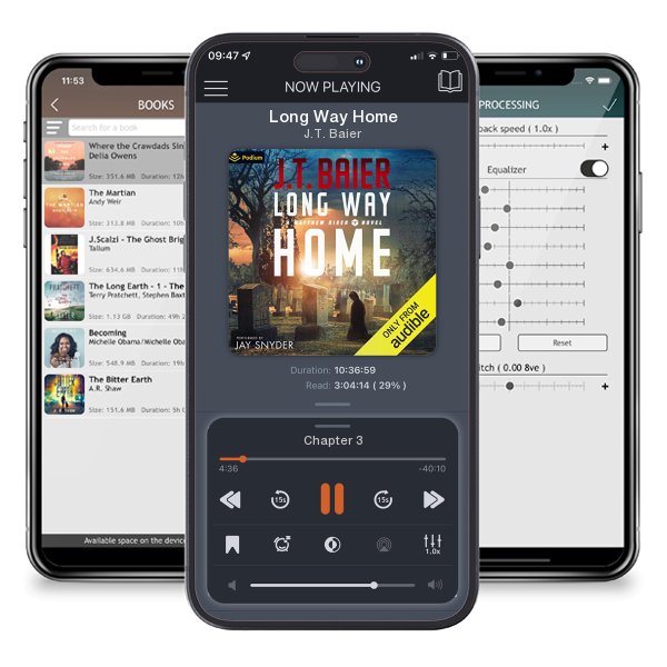 Download fo free audiobook Long Way Home by J.T. Baier and listen anywhere on your iOS devices in the ListenBook app.