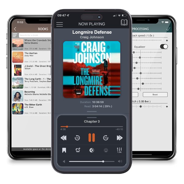 Download fo free audiobook Longmire Defense by Craig Johnson and listen anywhere on your iOS devices in the ListenBook app.