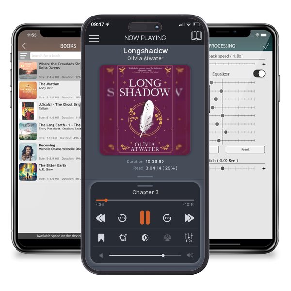 Download fo free audiobook Longshadow by Olivia Atwater and listen anywhere on your iOS devices in the ListenBook app.