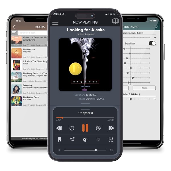 Download fo free audiobook Looking for Alaska by John Green and listen anywhere on your iOS devices in the ListenBook app.