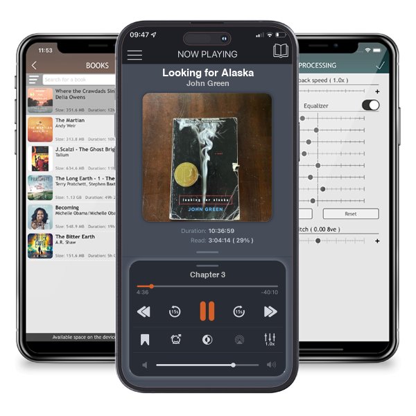 Download fo free audiobook Looking for Alaska by John Green and listen anywhere on your iOS devices in the ListenBook app.