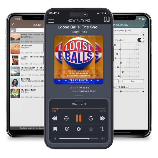 Download fo free audiobook Loose Balls: The Short, Wild Life of the American Basketball Association by Terry Pluto and listen anywhere on your iOS devices in the ListenBook app.