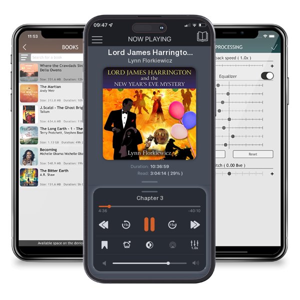 Download fo free audiobook Lord James Harrington and the New Year's Eve Mystery by Lynn Florkiewicz and listen anywhere on your iOS devices in the ListenBook app.