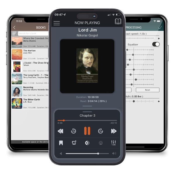 Download fo free audiobook Lord Jim by Nikolai Gogol and listen anywhere on your iOS devices in the ListenBook app.