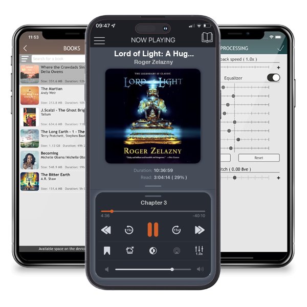 Download fo free audiobook Lord of Light: A Hugo-Winning Science Fantasy Space Opera of the Far Future Where Myths Reign by Roger Zelazny and listen anywhere on your iOS devices in the ListenBook app.