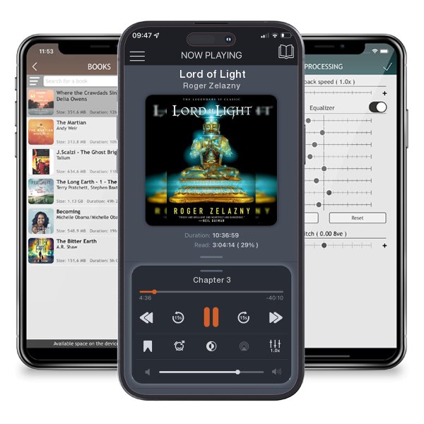 Download fo free audiobook Lord of Light by Roger Zelazny and listen anywhere on your iOS devices in the ListenBook app.