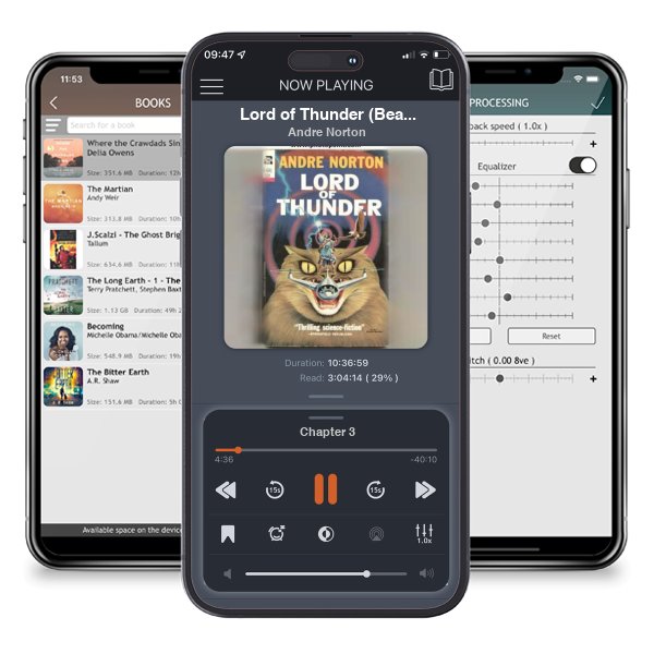 Download fo free audiobook Lord of Thunder (Beast Master / Hosteen Storm, #2) by Andre Norton and listen anywhere on your iOS devices in the ListenBook app.