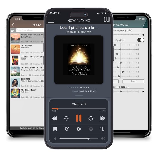 Download fo free audiobook Los 4 pilares de la ficción by Manuel Delprieto and listen anywhere on your iOS devices in the ListenBook app.