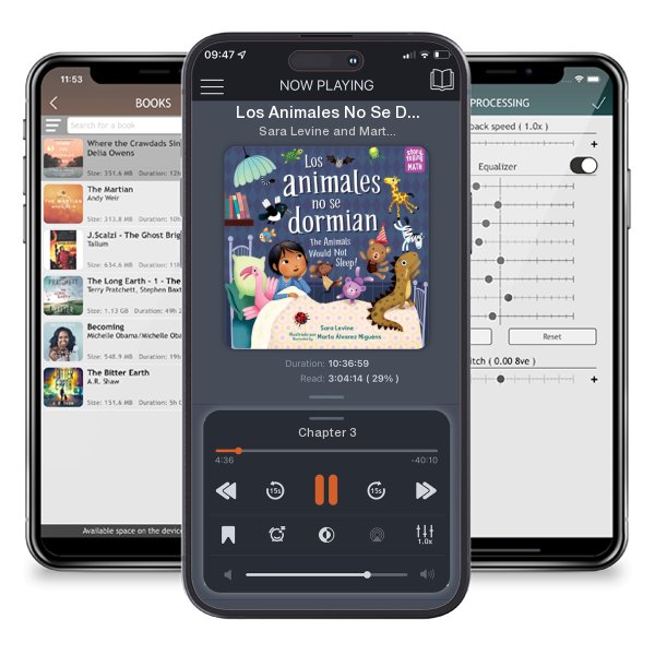 Download fo free audiobook Los Animales No Se Dormian / The Animals Would Not Sleep by Sara Levine and Marta Alvarez Miguens and listen anywhere on your iOS devices in the ListenBook app.