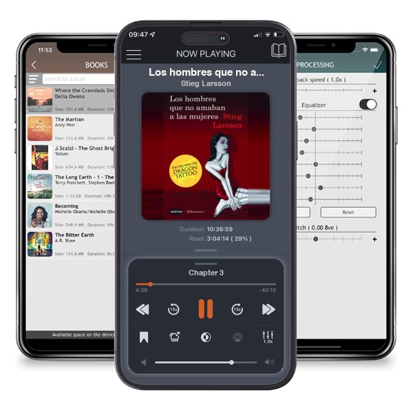 Descargar audiolibro gratis Los hombres que no amaban a las mujeres (The Girl with the Dragon Tattoo) by Stieg Larsson y escuchar en cualquier lugar en sus dispositivos iOS en la aplicación ListenBook.