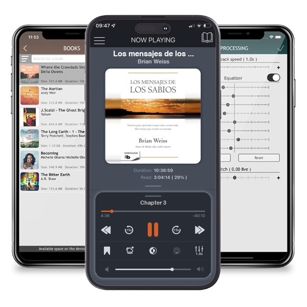 Descargar audiolibro gratis Los mensajes de los sabios / Messages from the Masters by Brian Weiss y escuchar en cualquier lugar en sus dispositivos iOS en la aplicación ListenBook.