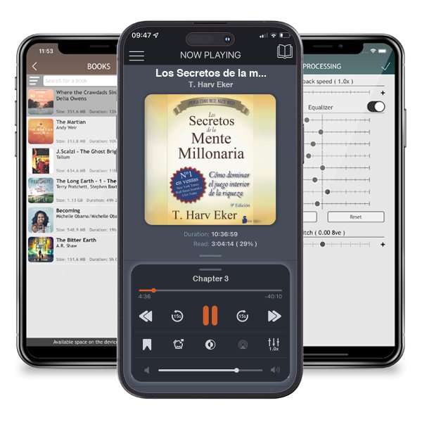 Descargar audiolibro gratis Los Secretos de la mente millonaria by T. Harv Eker y escuchar en cualquier lugar en sus dispositivos iOS en la aplicación ListenBook.