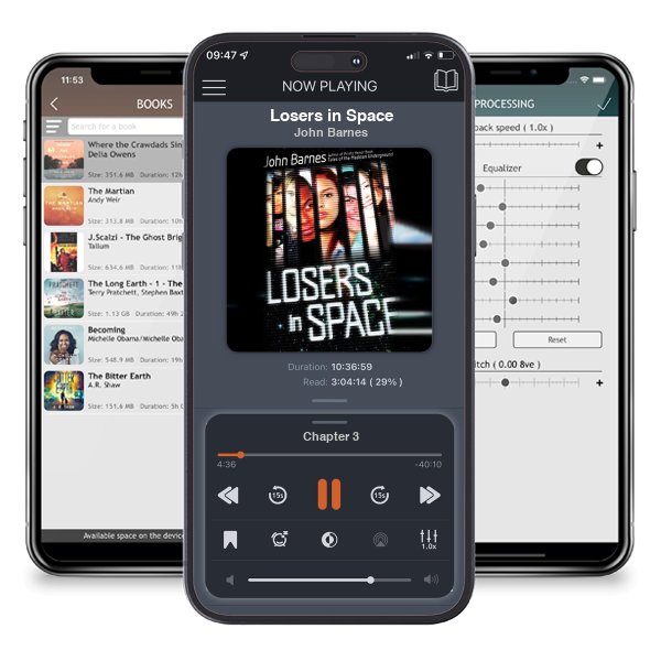 Download fo free audiobook Losers in Space by John Barnes and listen anywhere on your iOS devices in the ListenBook app.